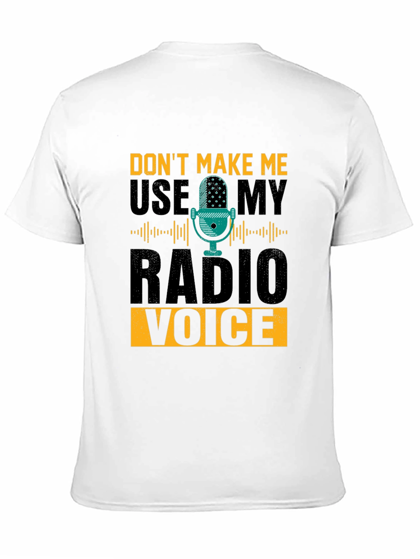 Radio Voice T-Shirt - Funny DJ Broadcaster Tee