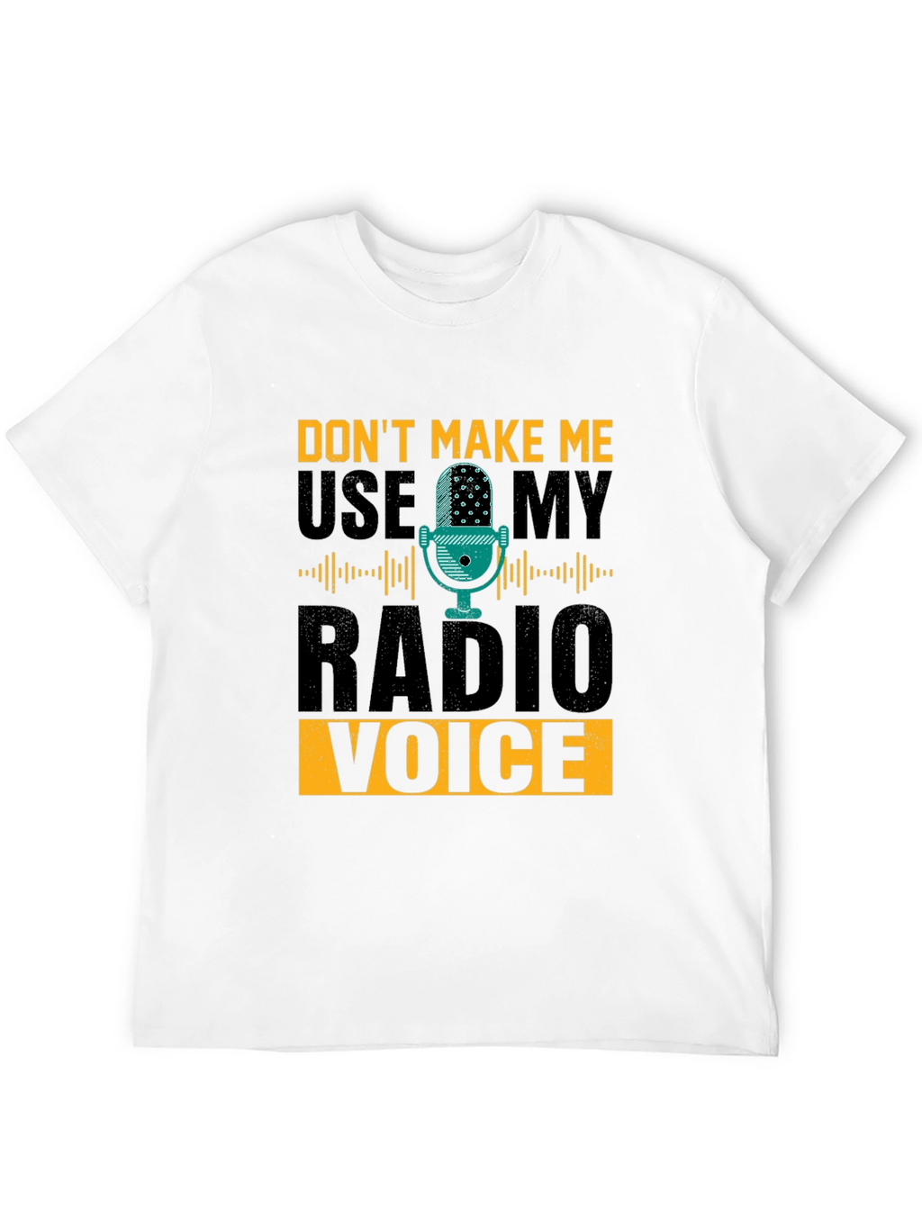 Radio Voice T-Shirt - Funny DJ Broadcaster Tee