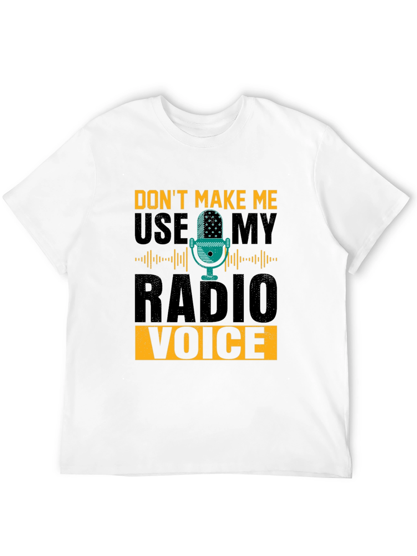 Radio Voice T-Shirt - Funny DJ Broadcaster Tee