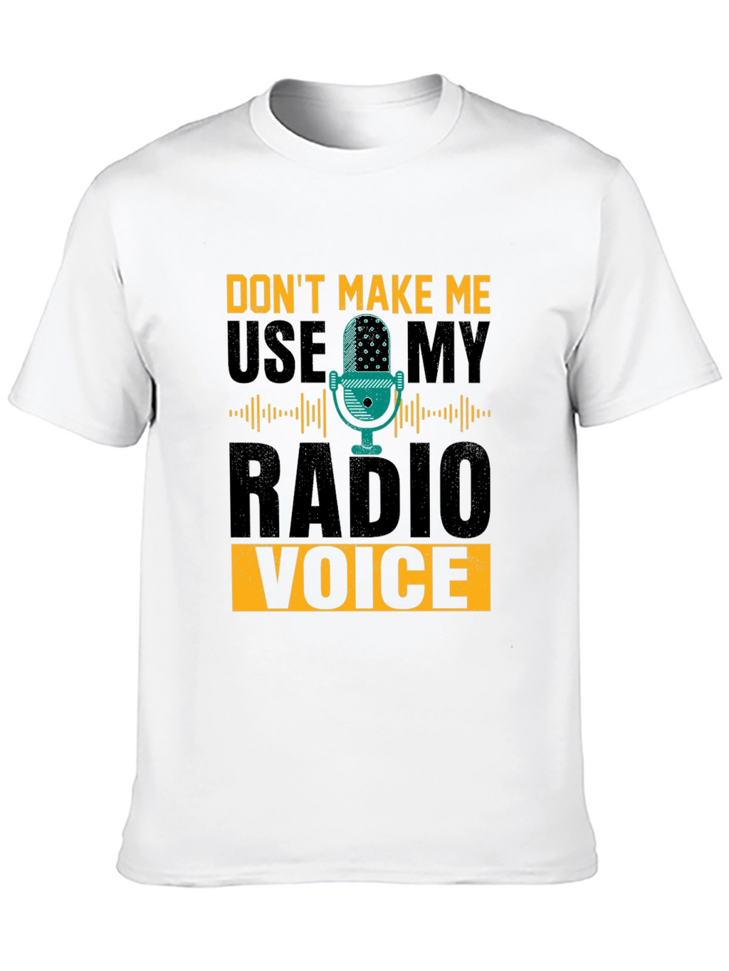 Radio Voice T-Shirt - Funny DJ Broadcaster Tee