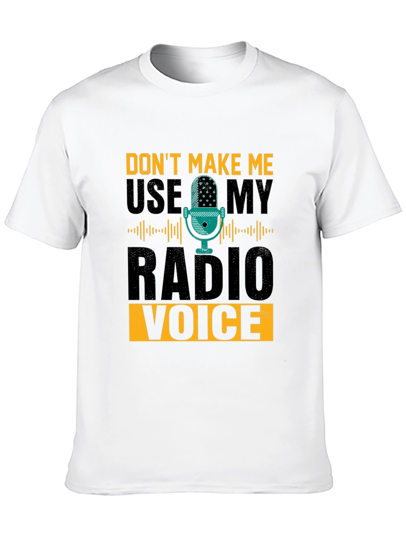 Radio Voice T-Shirt - Funny DJ Broadcaster Tee