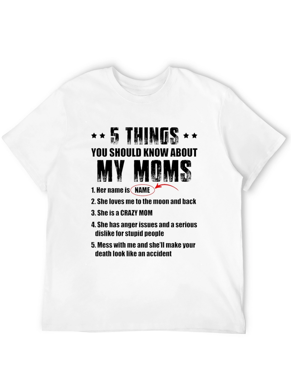 5 Things You Should Know About My Moms T-Shirt