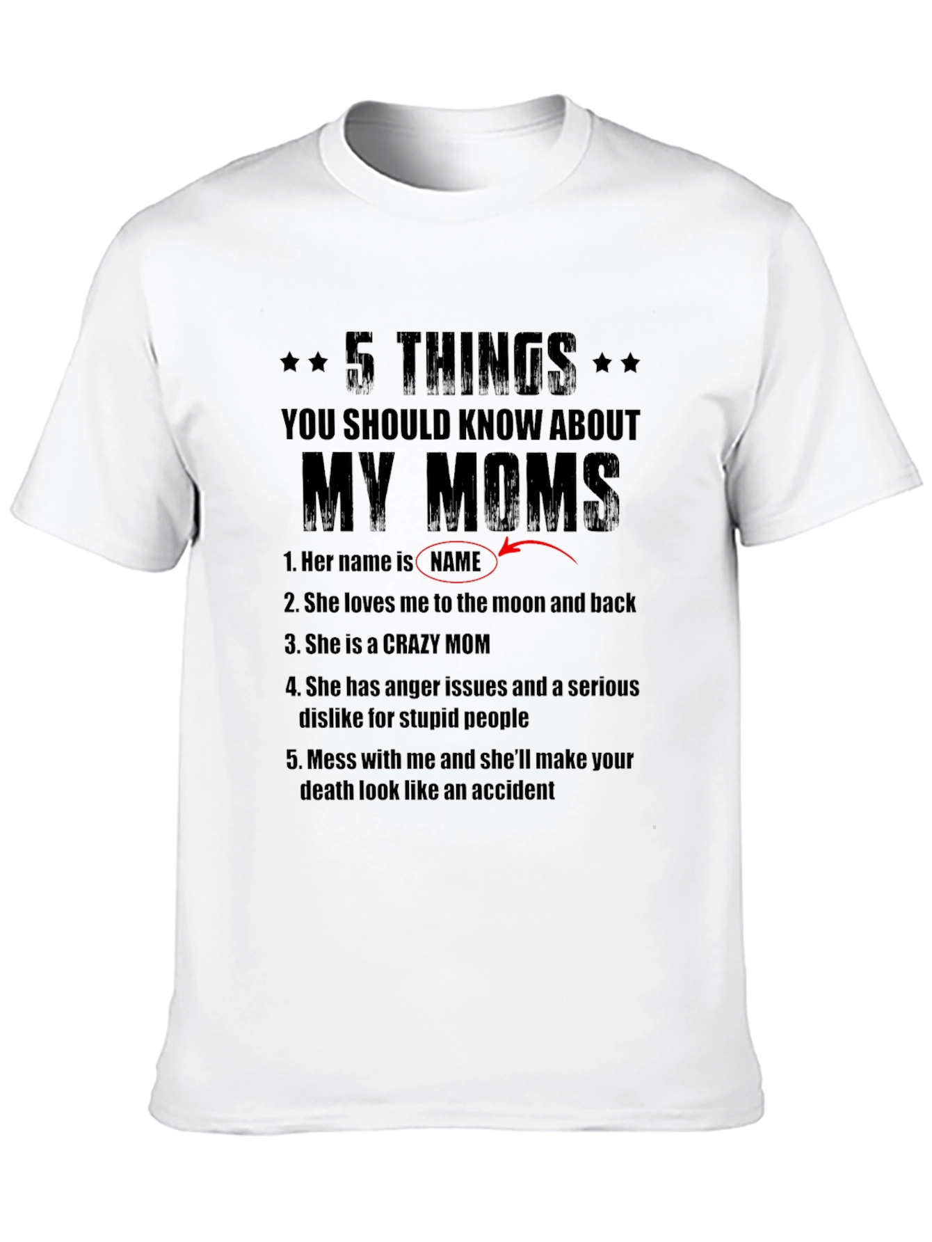 5 Things You Should Know About My Moms T-Shirt