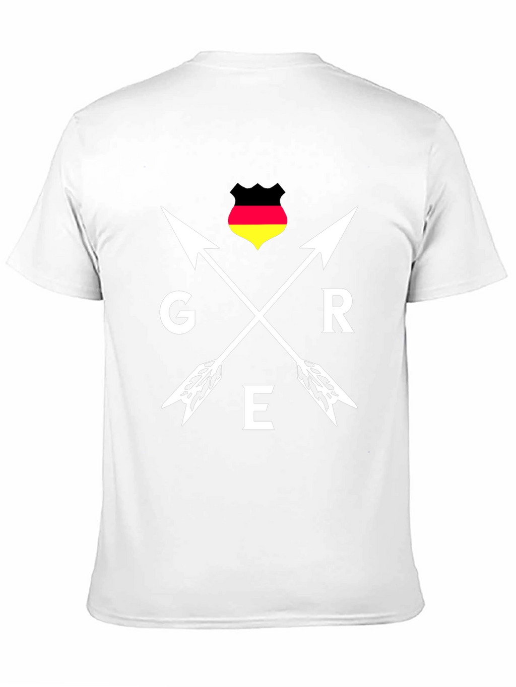 Germany Pride Arrows T-Shirt - Black