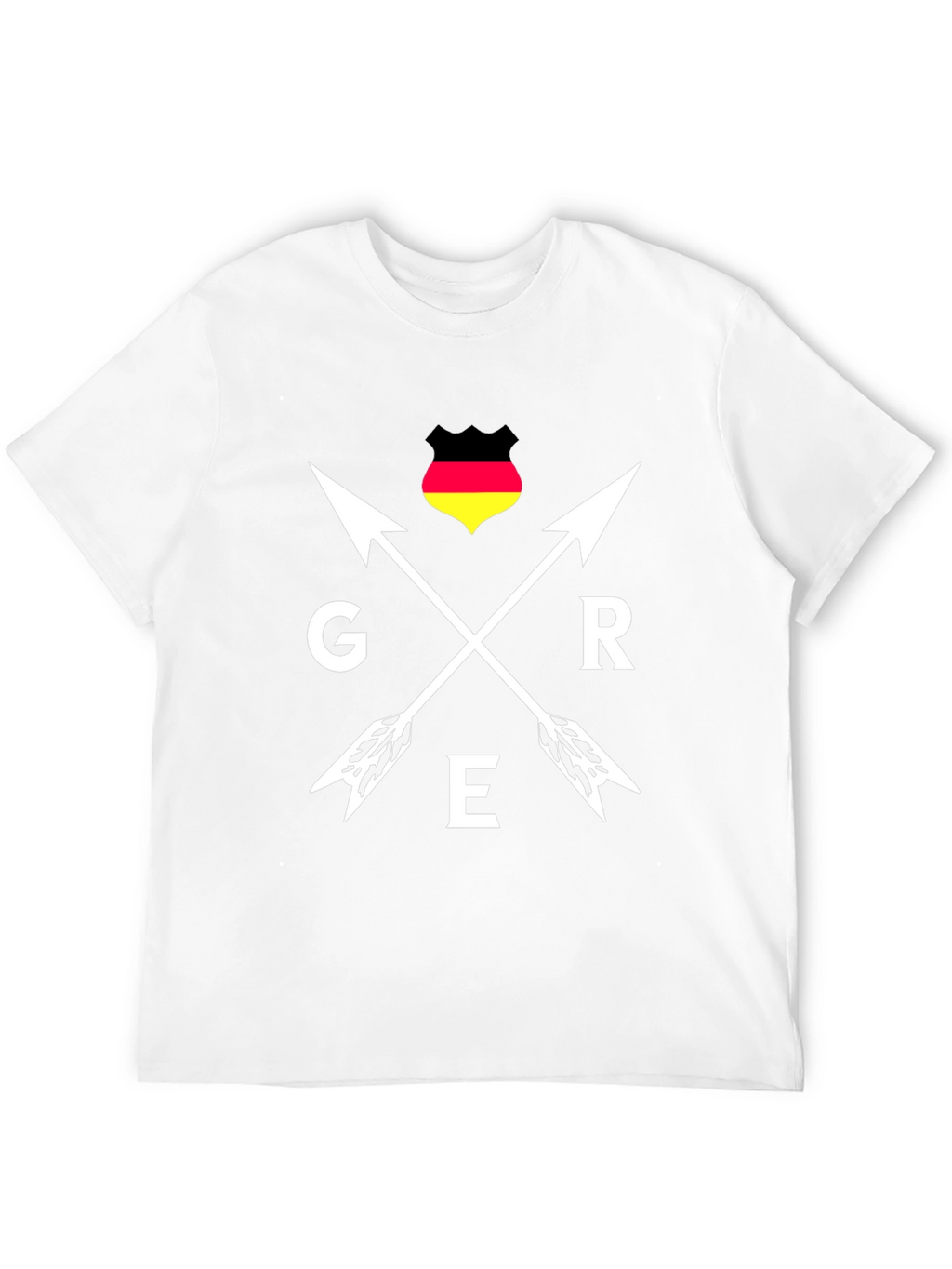 Germany Pride Arrows T-Shirt - Black
