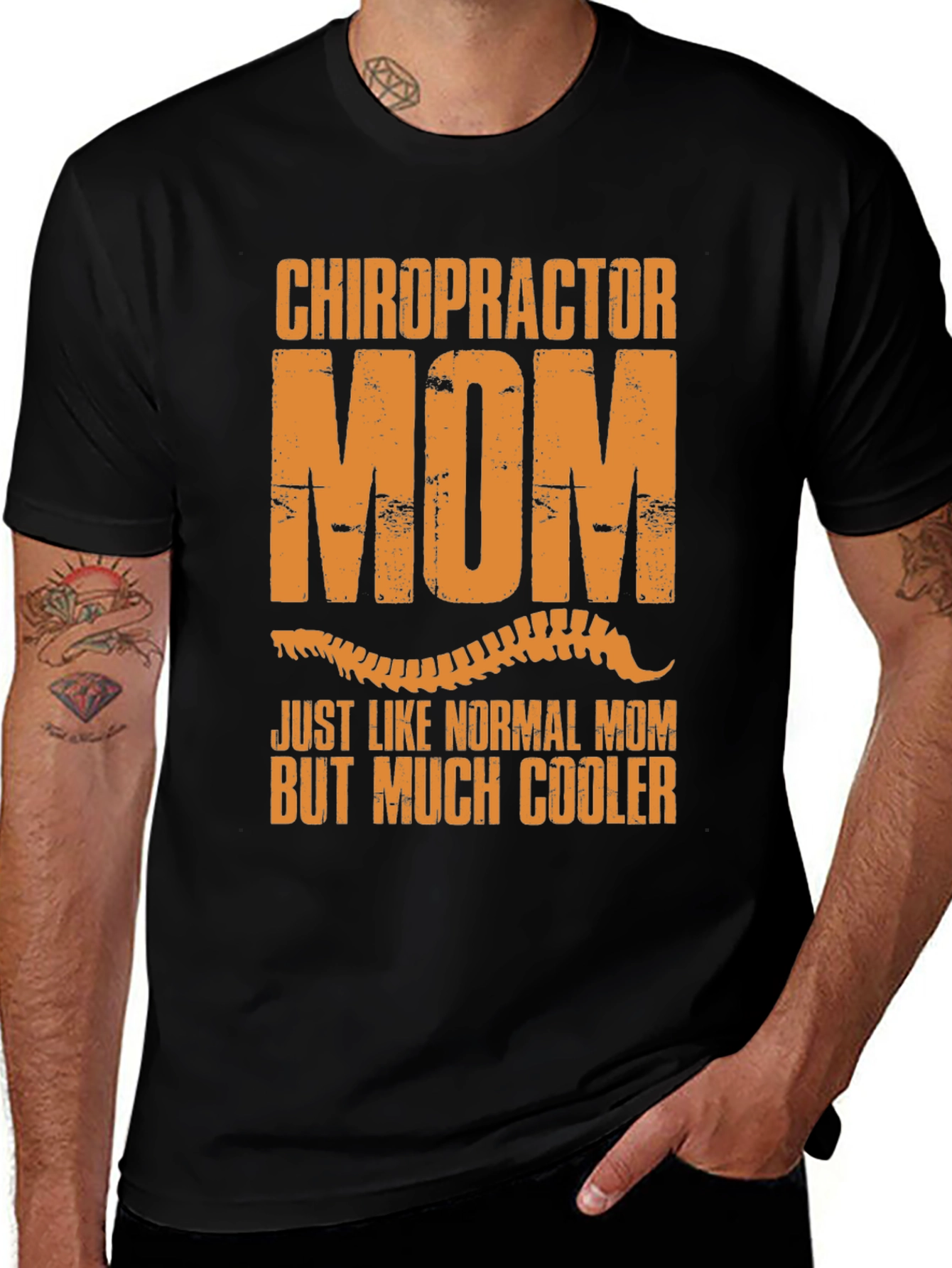 Chiropractor Mom T-Shirt - Funny & Cool Gift for Mothers