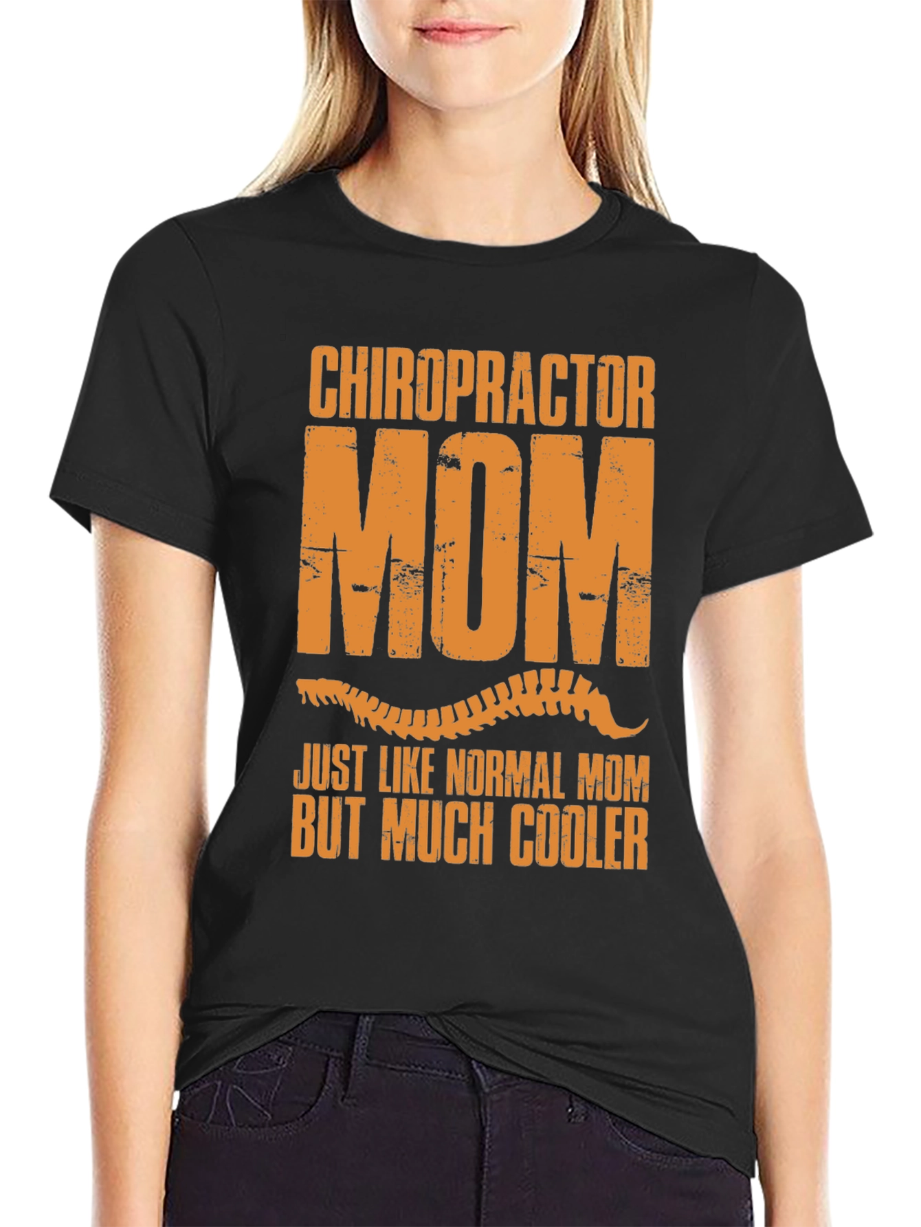 Chiropractor Mom T-Shirt - Funny & Cool Gift for Mothers