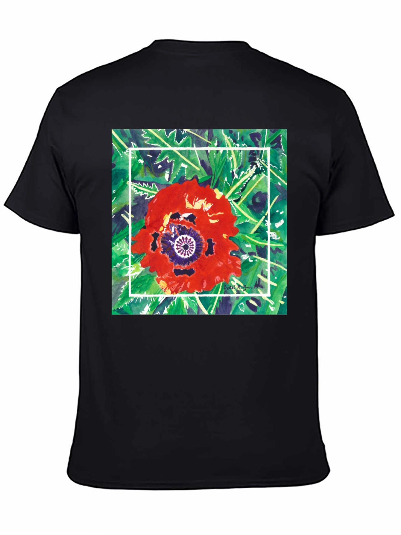 Floral Graphic T-Shirt - Unique Artistic Print
