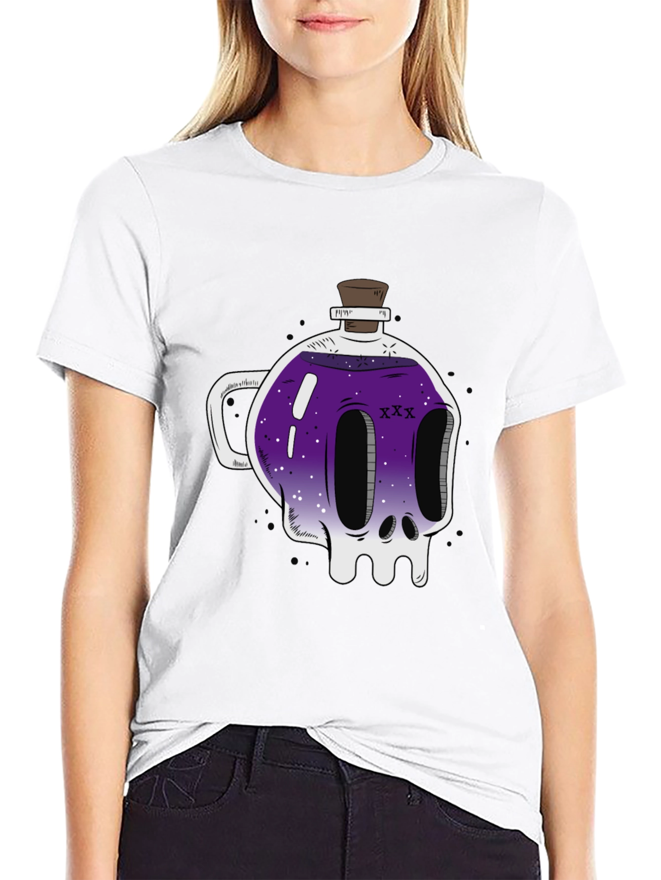 Skull Potion T-Shirt - Spooky and Stylish