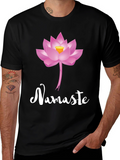 Namaste Lotus Flower Graphic Tee