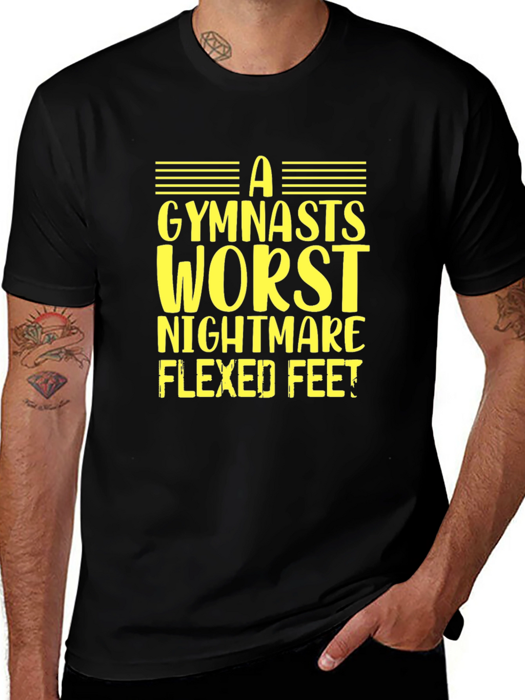 Gymnast Worst Nightmare Flexed Feet T-Shirt