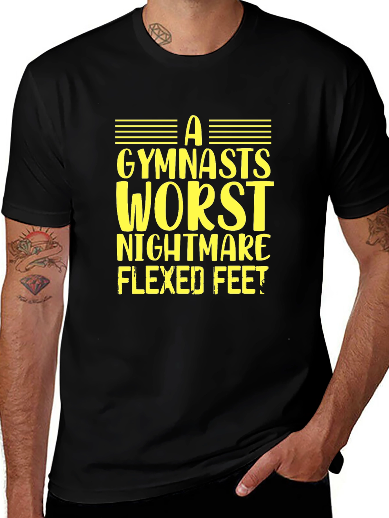 Gymnast Worst Nightmare Flexed Feet T-Shirt