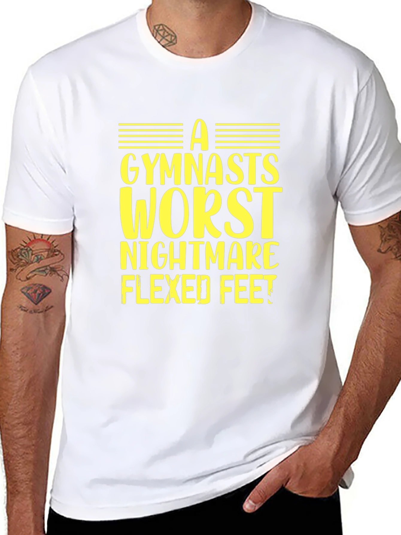 Gymnast Worst Nightmare Flexed Feet T-Shirt