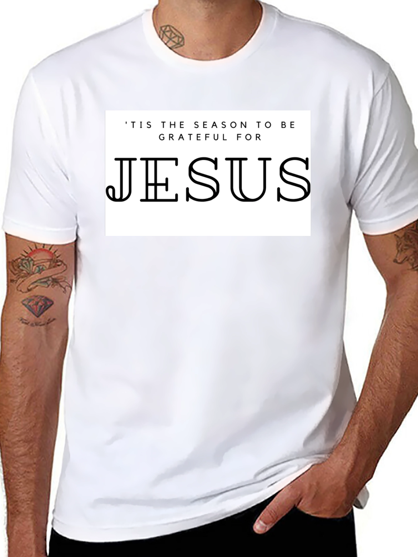 Jesus T-Shirt: Grateful for the Season