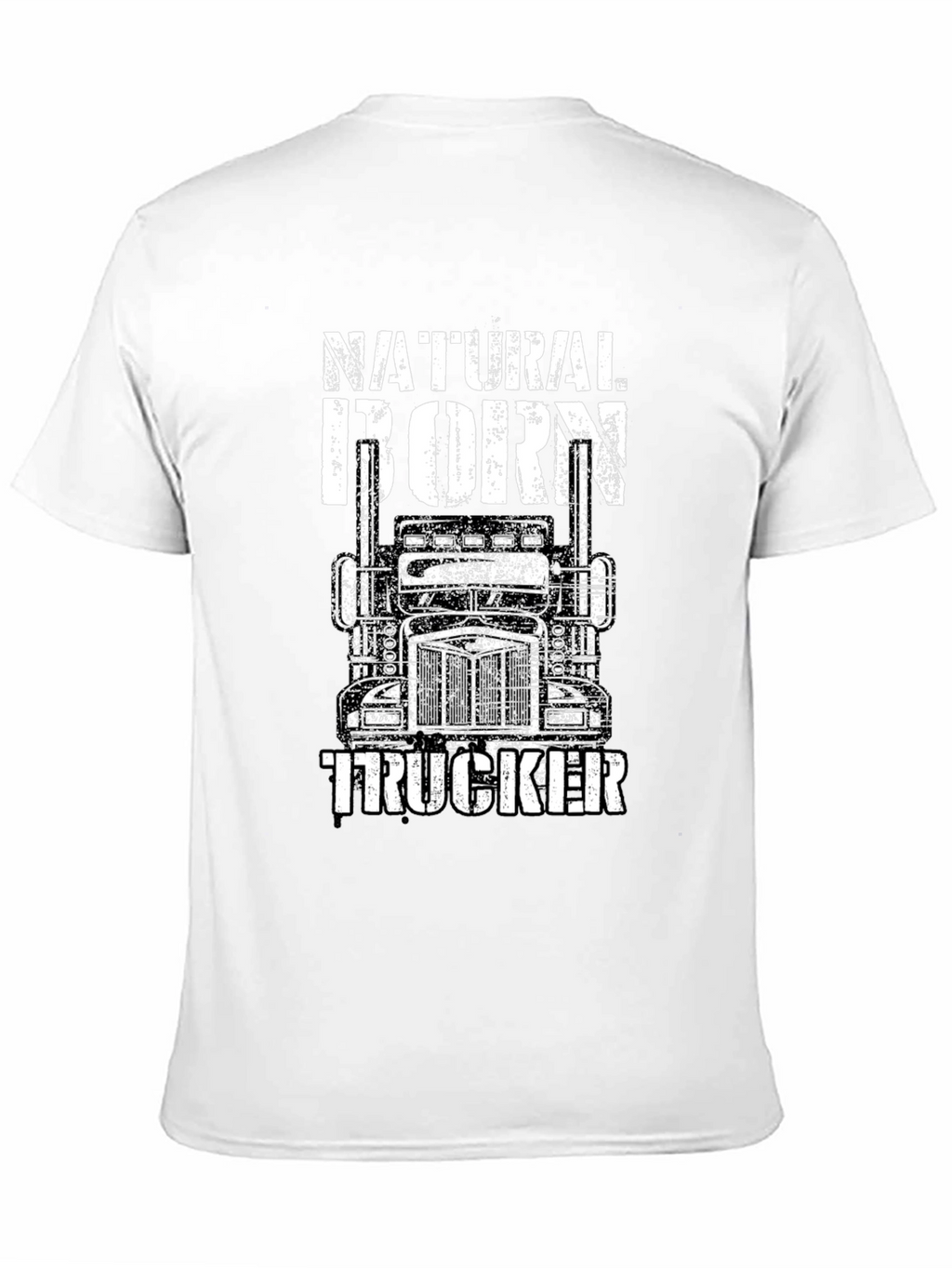 Natural Born Trucker Black Graphic Tee