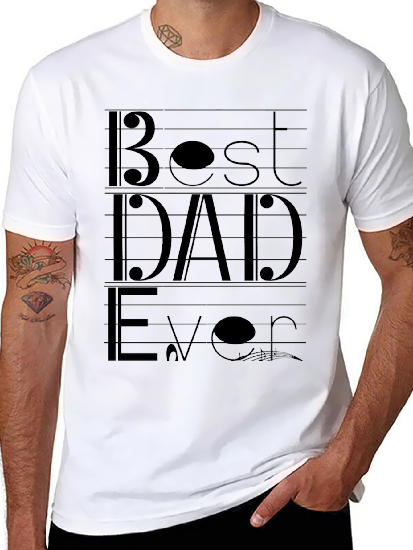 Best Dad Ever Graphic T-Shirt