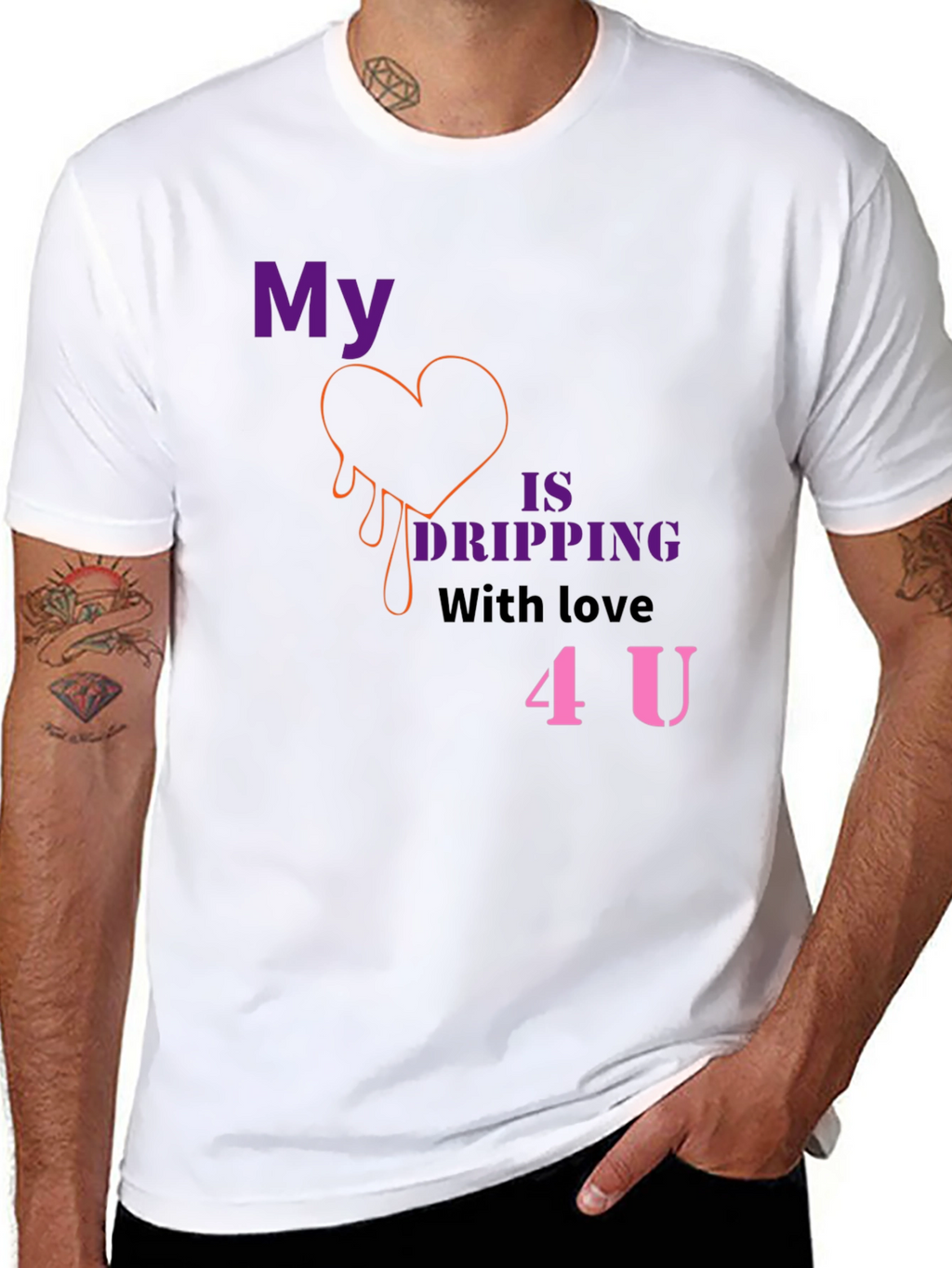 My Heart is Dripping Love T-Shirt