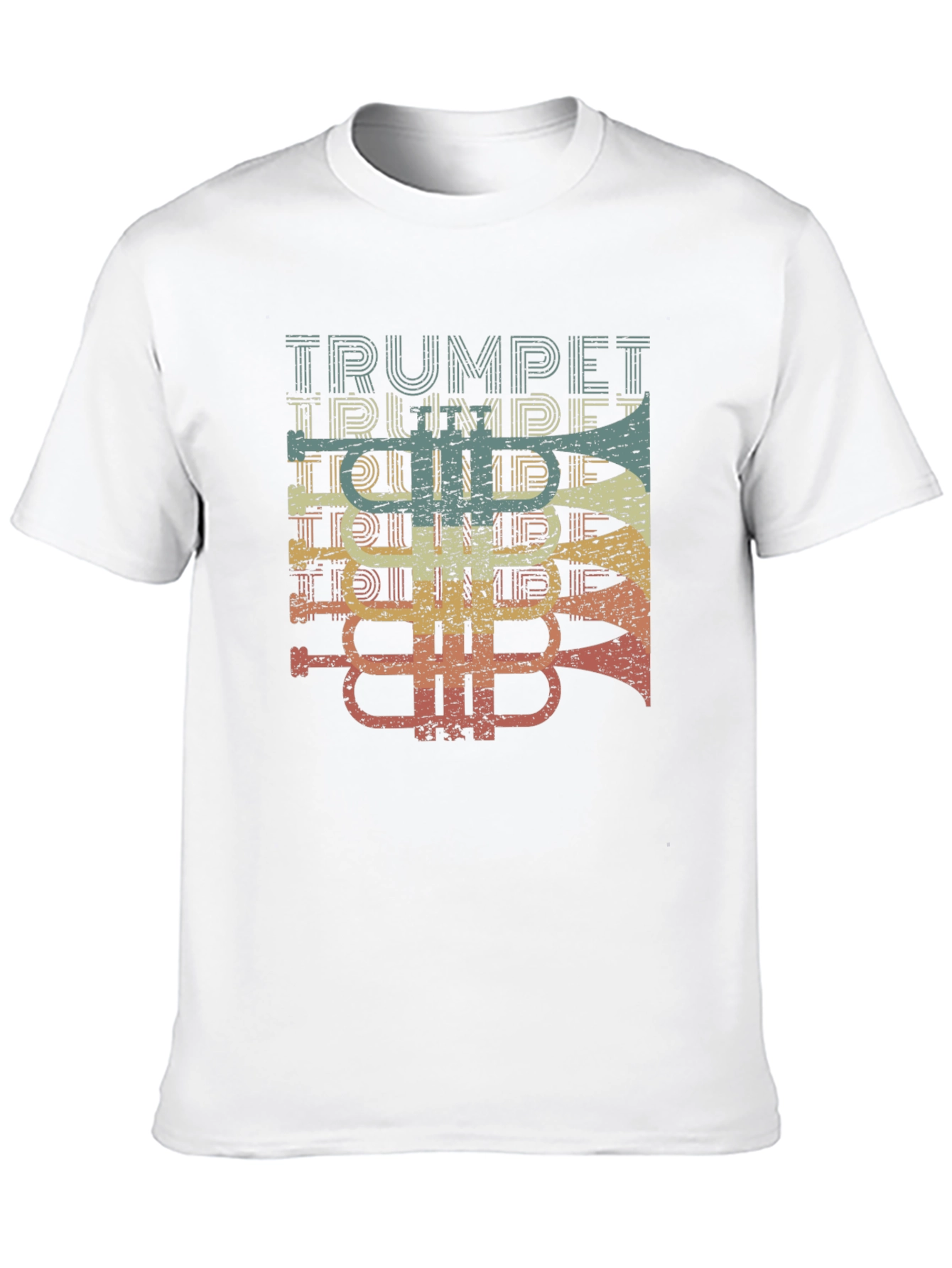 Vintage Trumpet Player Graphic Tee - Music Lovers T-Shirt