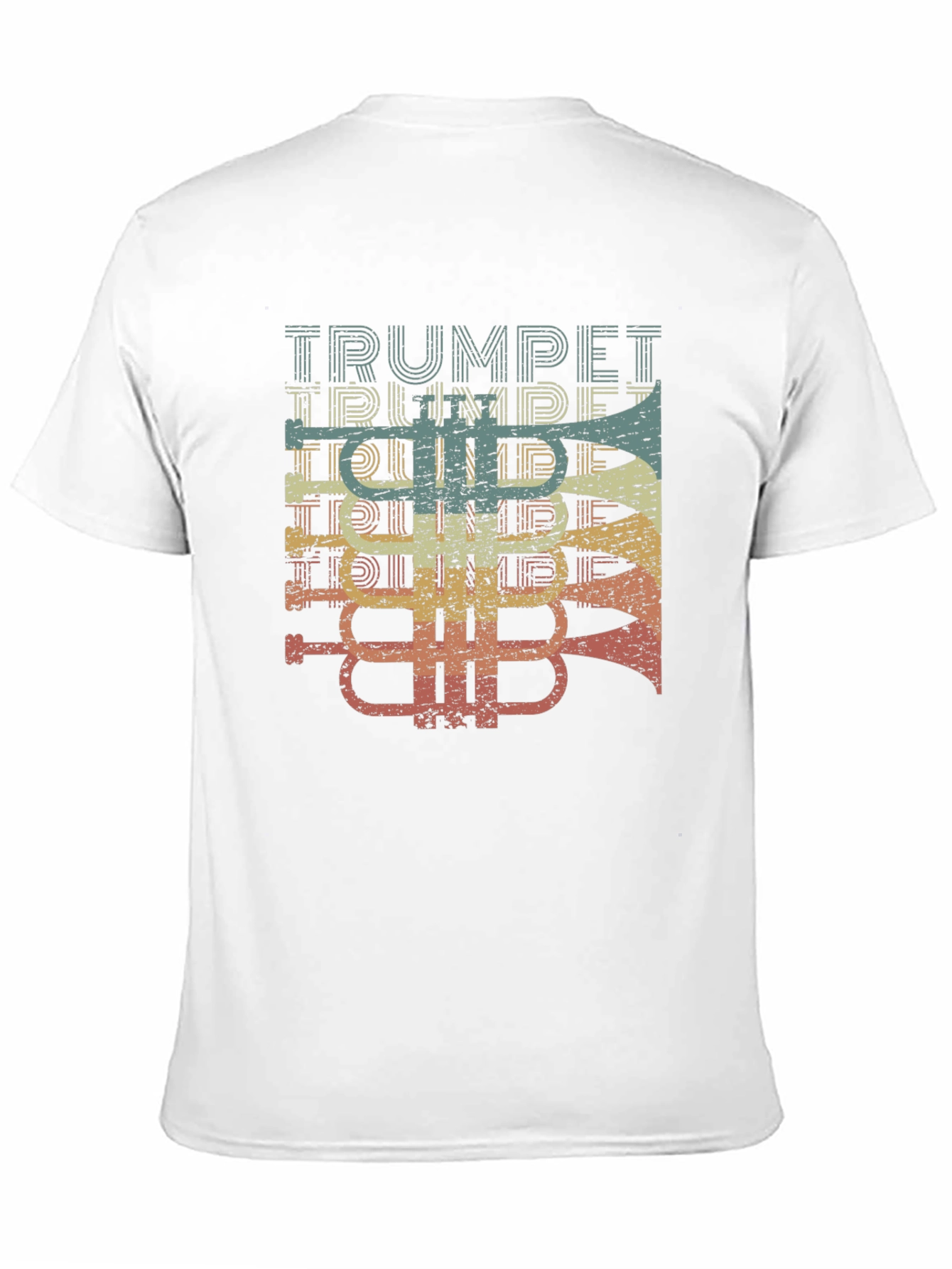 Vintage Trumpet Player Graphic Tee - Music Lovers T-Shirt