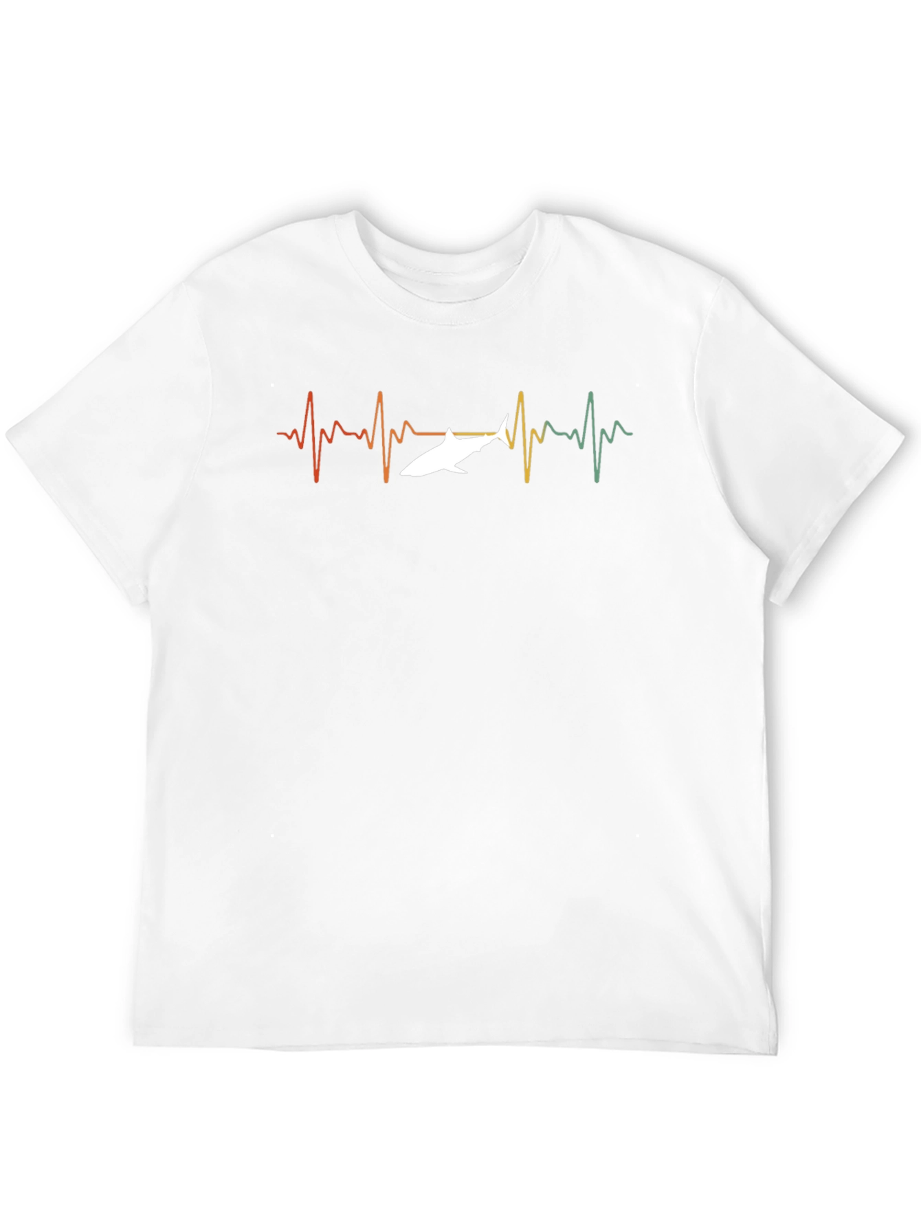 Shark Heartbeat Graphic T-Shirt