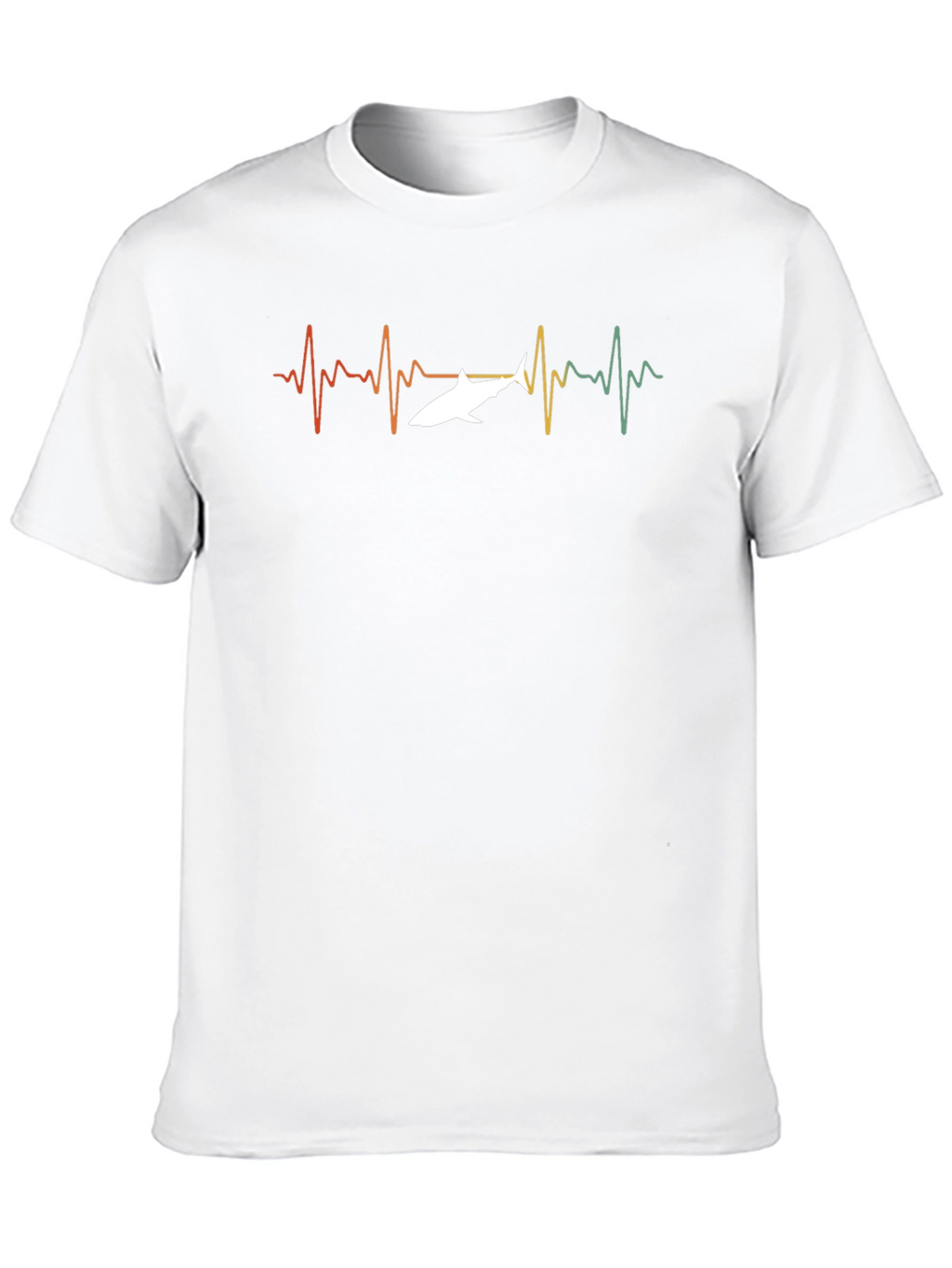 Shark Heartbeat Graphic T-Shirt