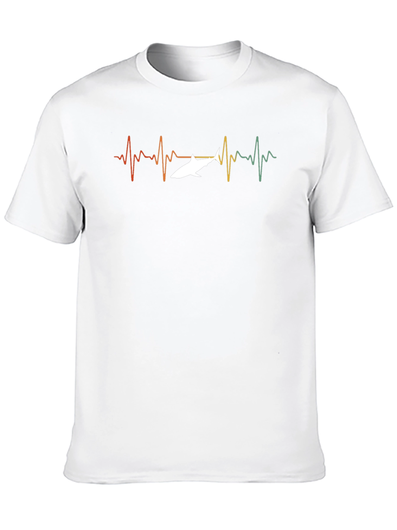 Shark Heartbeat Graphic T-Shirt