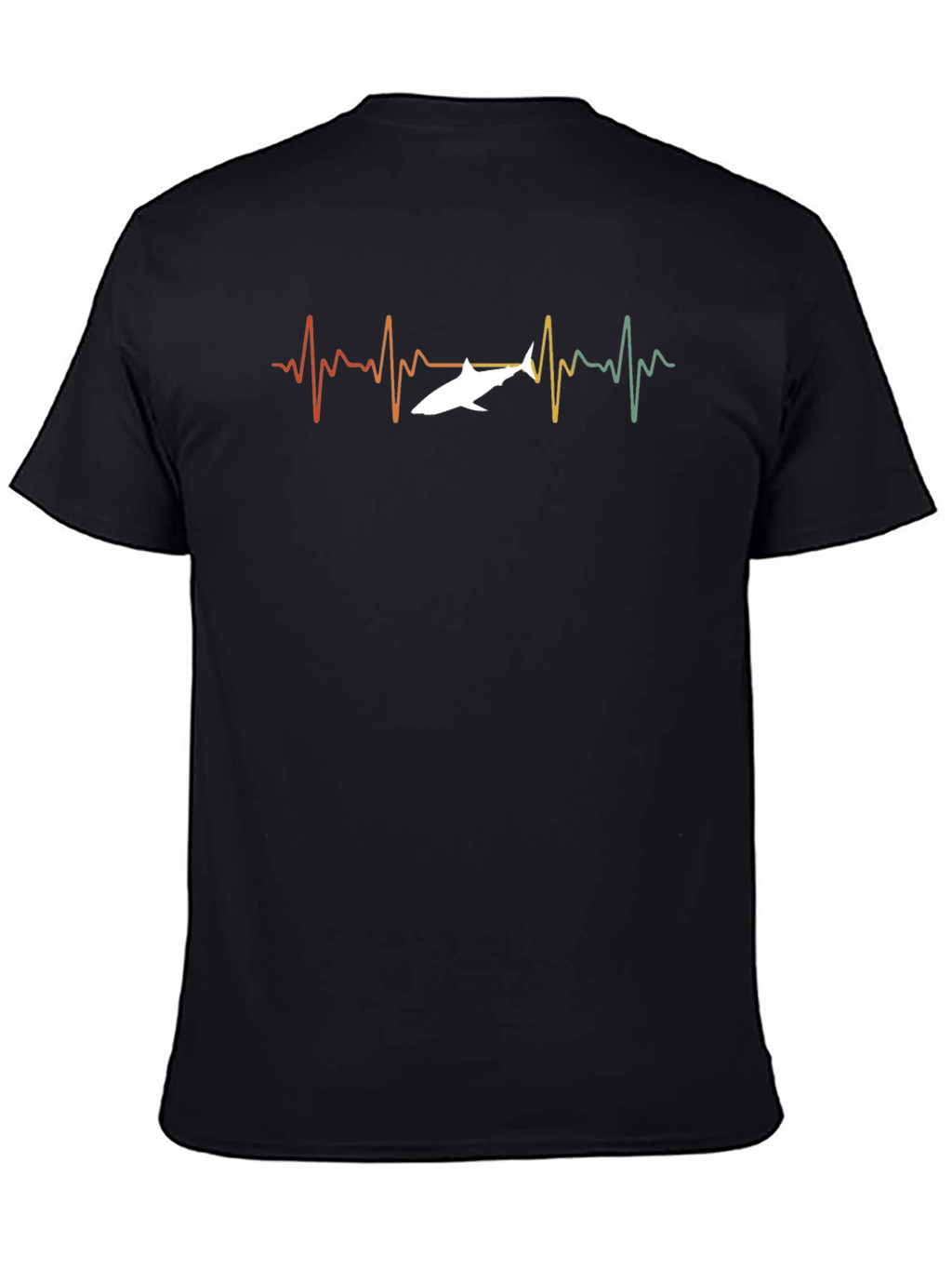 Shark Heartbeat Graphic T-Shirt