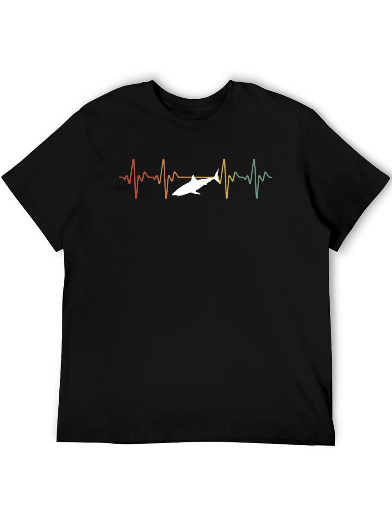Shark Heartbeat Graphic T-Shirt