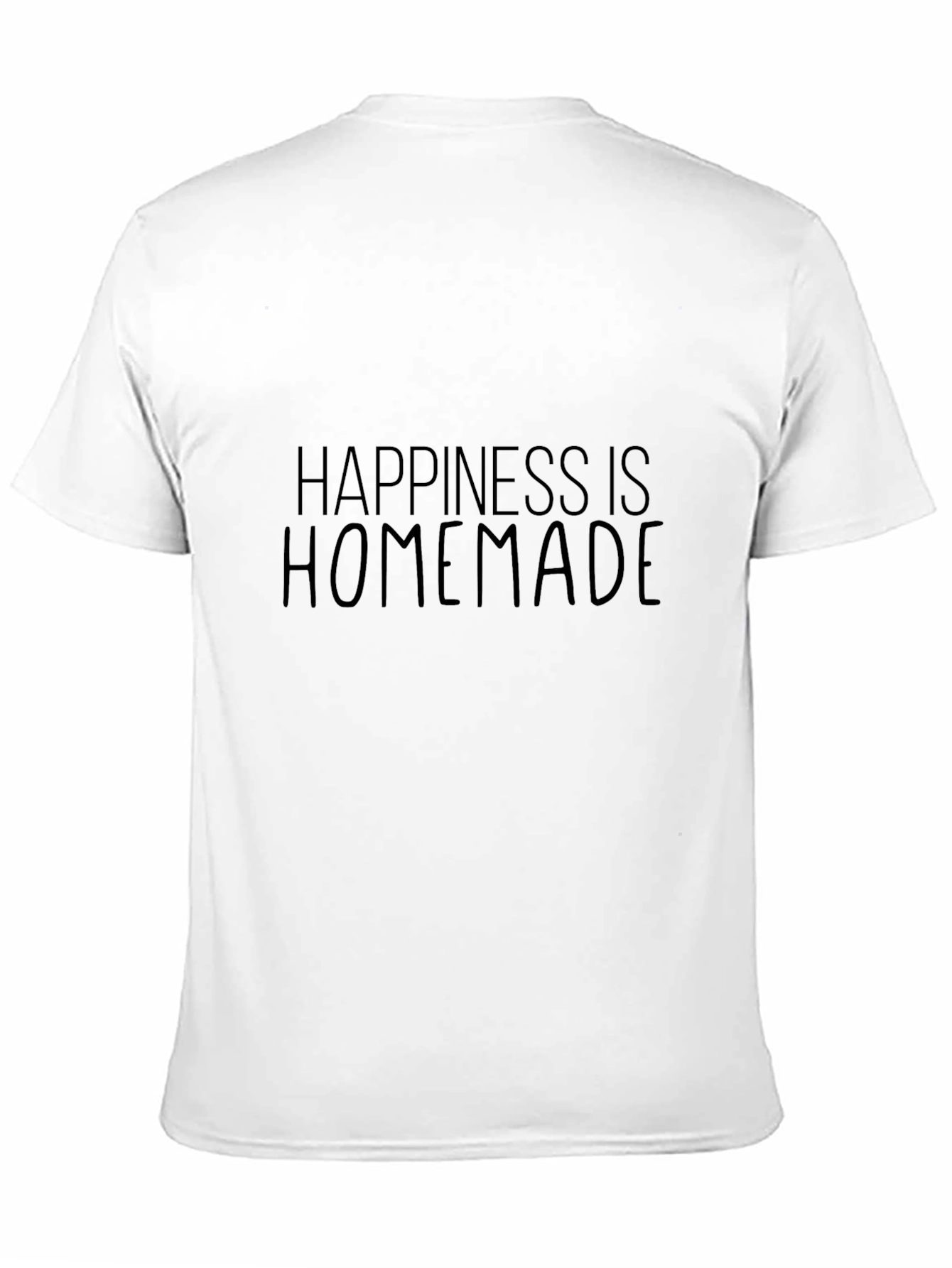 Happiness is Homemade Black Graphic Tee