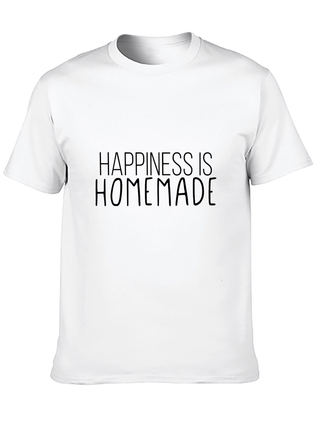 Happiness is Homemade Black Graphic Tee