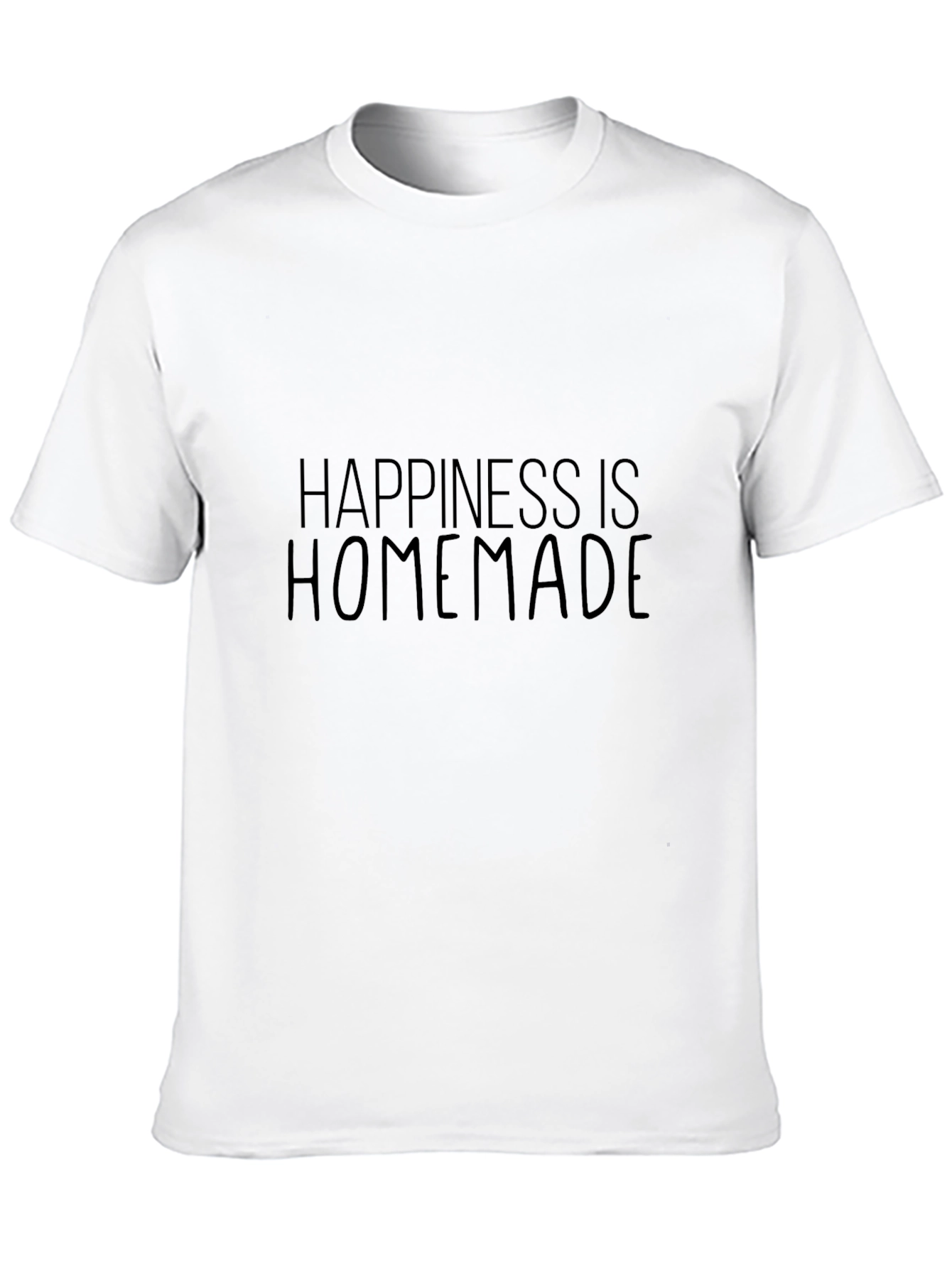 Happiness is Homemade Black Graphic Tee