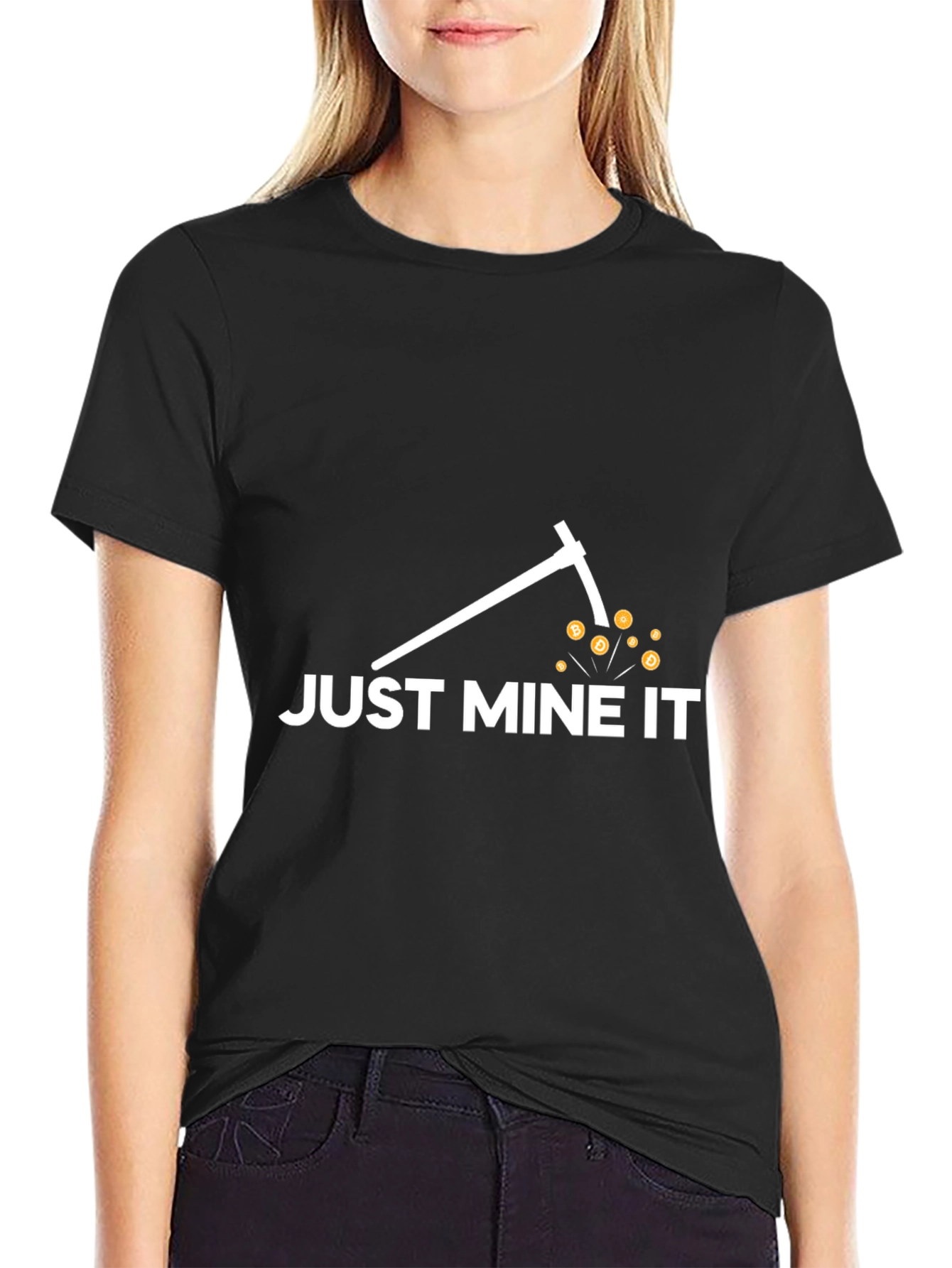 Just Mine It Graphic Tee - Crypto Mining T-Shirt