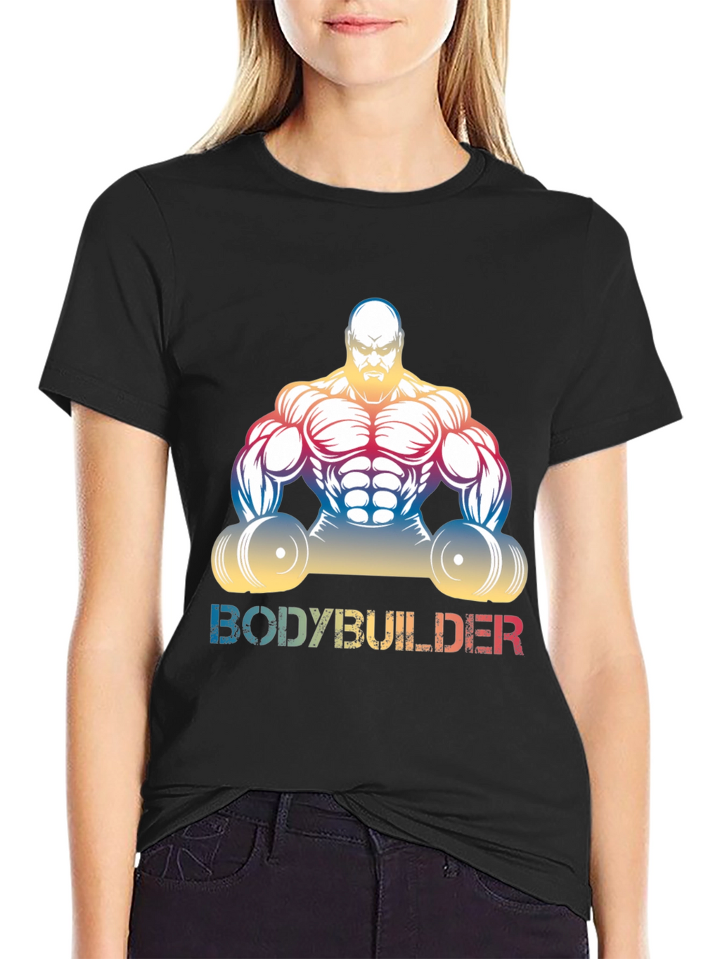 Bodybuilder Graphic Tee - Muscle Fit Shirt
