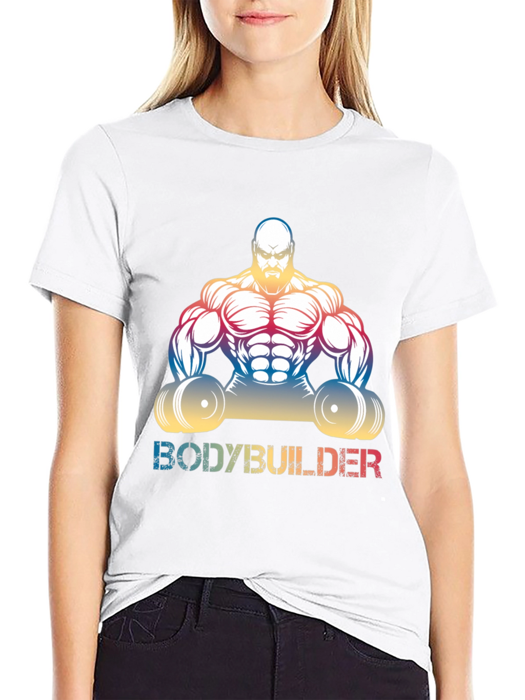 Bodybuilder Graphic Tee - Muscle Fit Shirt