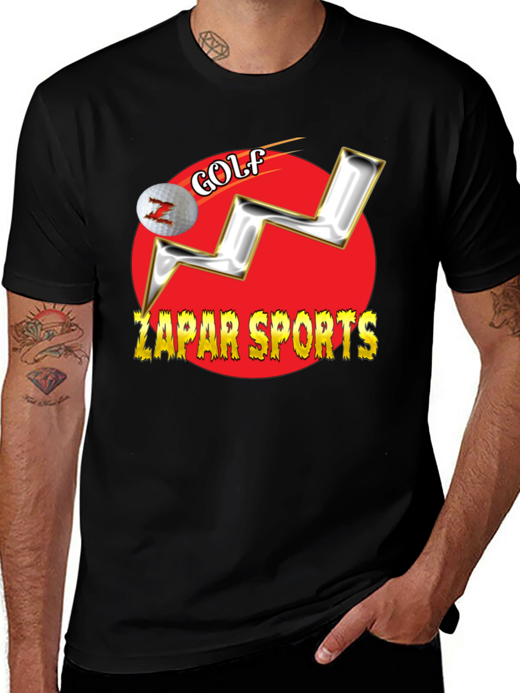 Zapar Sports Golf Graphic T-Shirt
