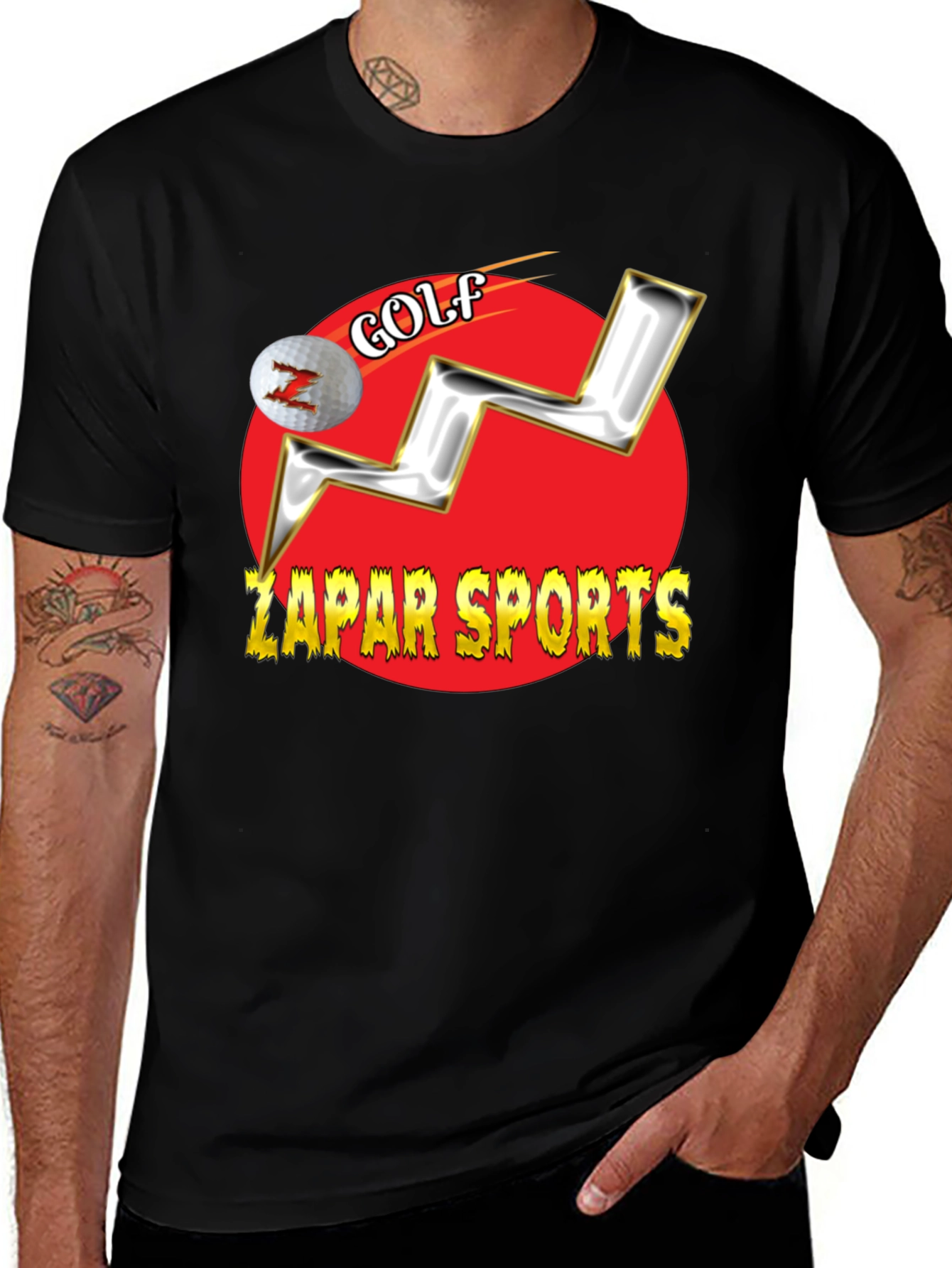 Zapar Sports Golf Graphic T-Shirt
