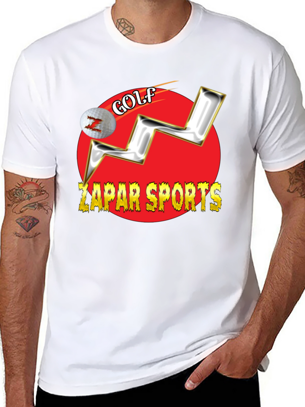Zapar Sports Golf Graphic T-Shirt