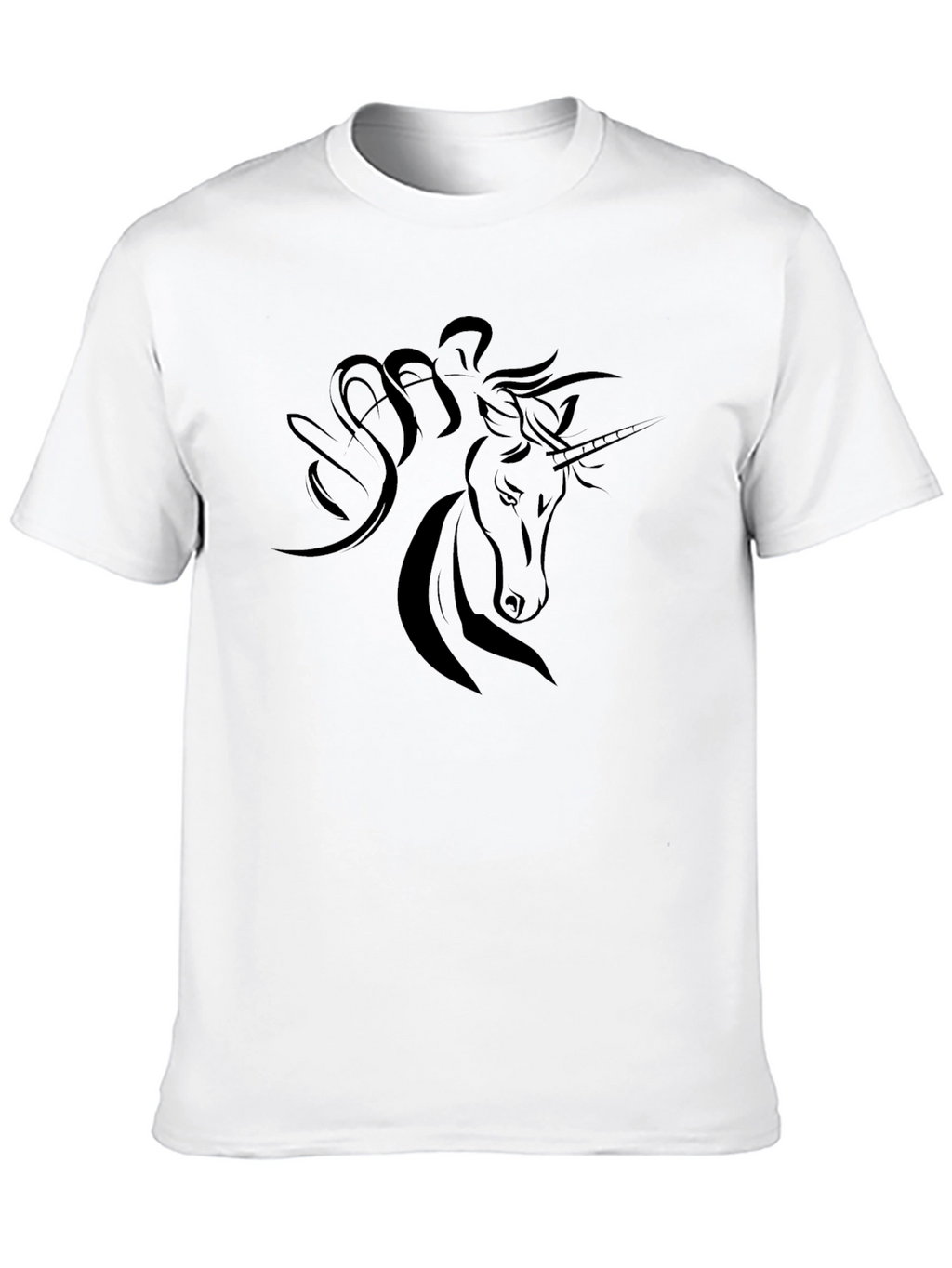 Black Unicorn Graphic T-Shirt
