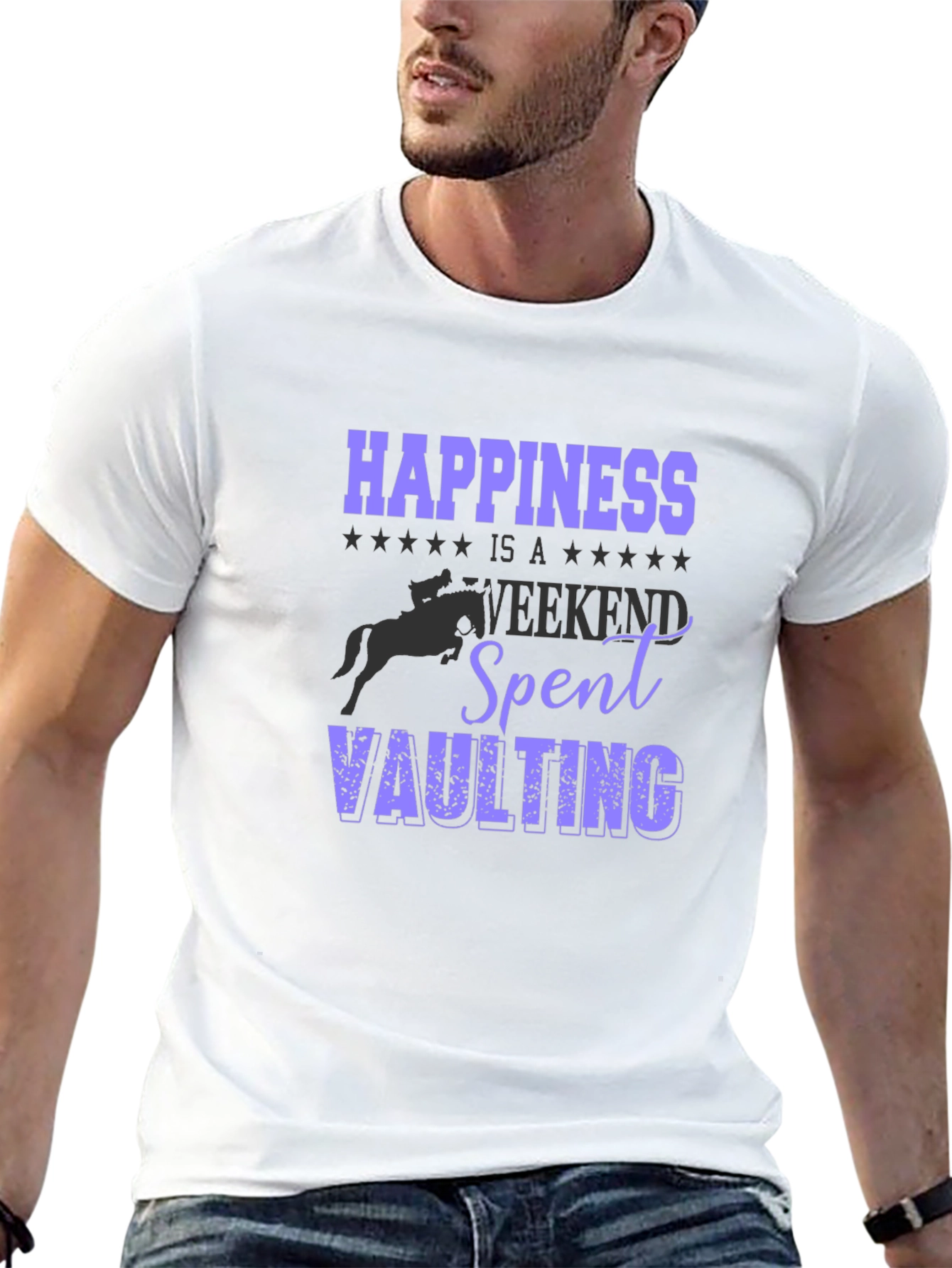 Happiness Vaulting T-Shirt - Equestrian Weekend