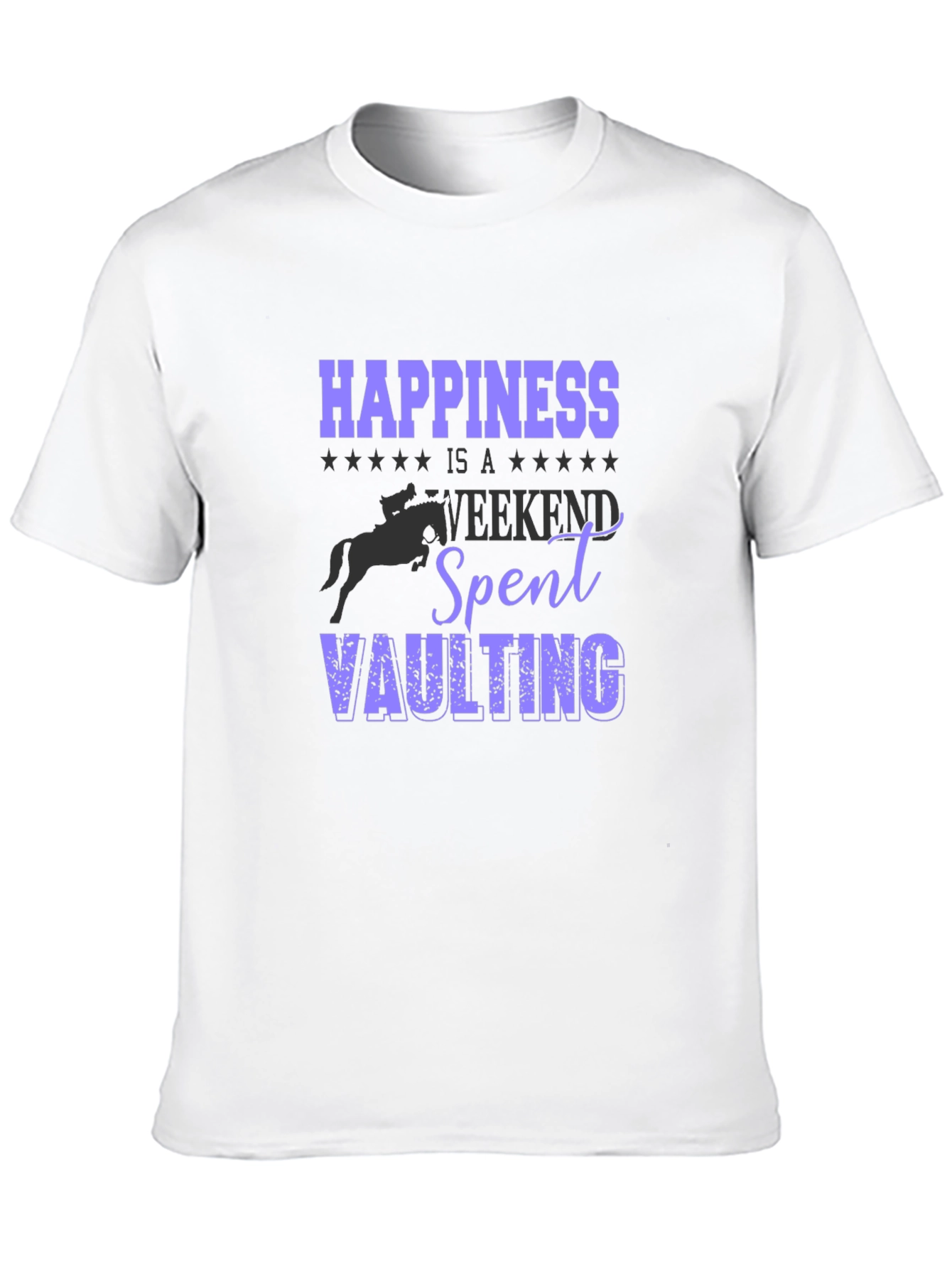 Happiness Vaulting T-Shirt - Equestrian Weekend