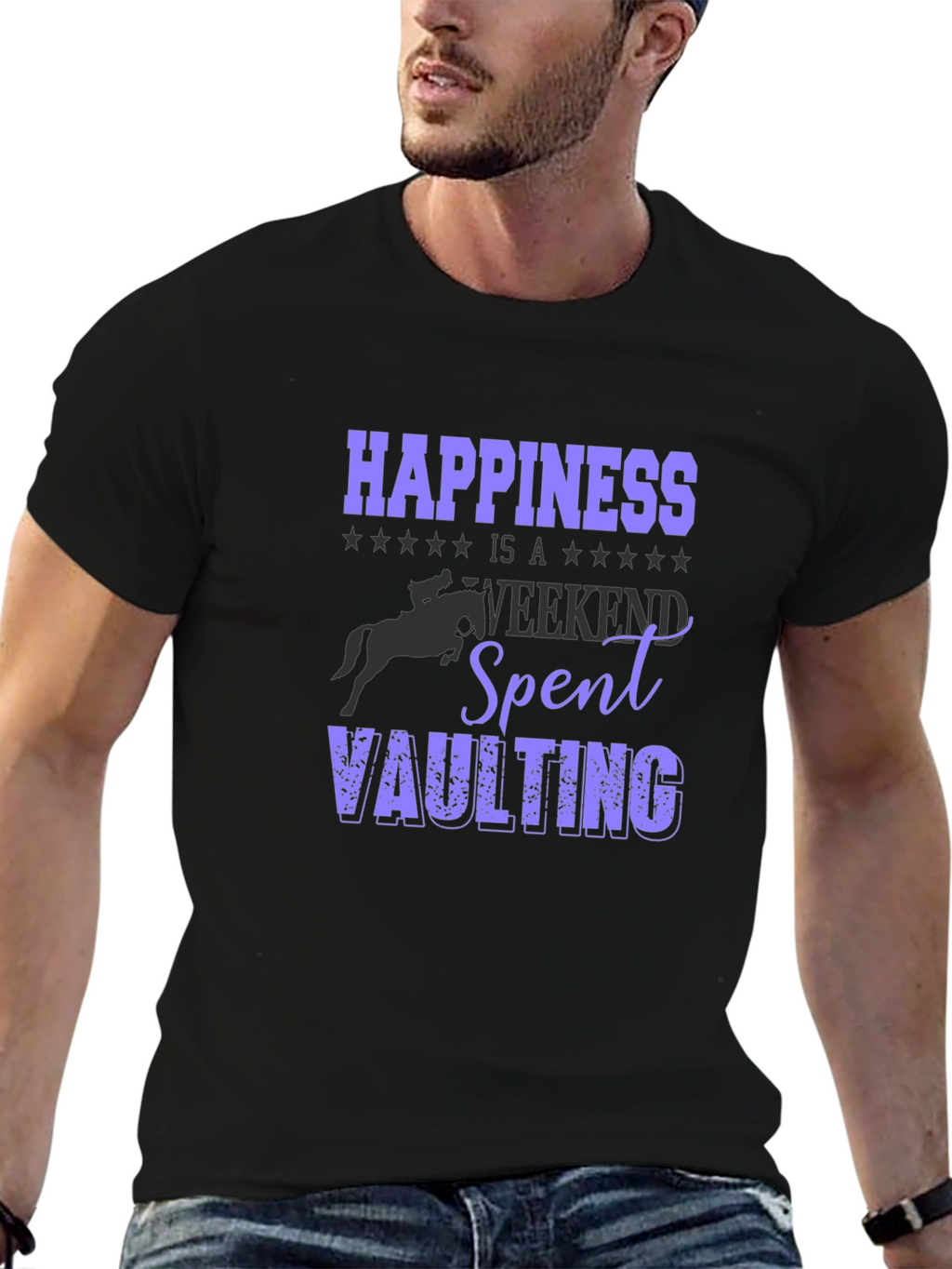 Happiness Vaulting T-Shirt - Equestrian Weekend