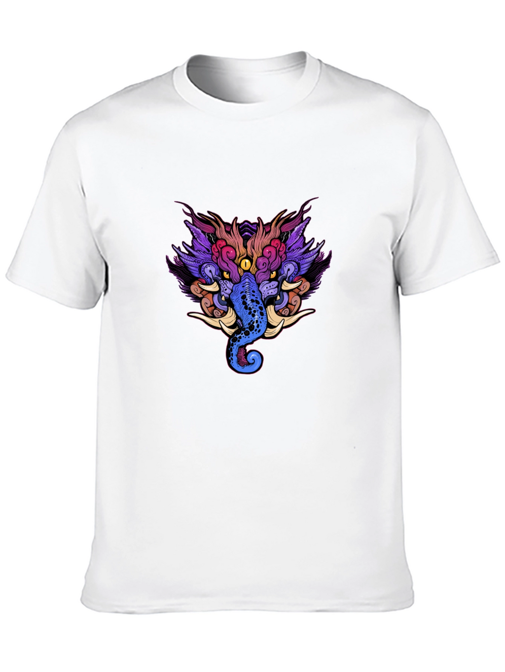 Mystic Creature Graphic Black Tee