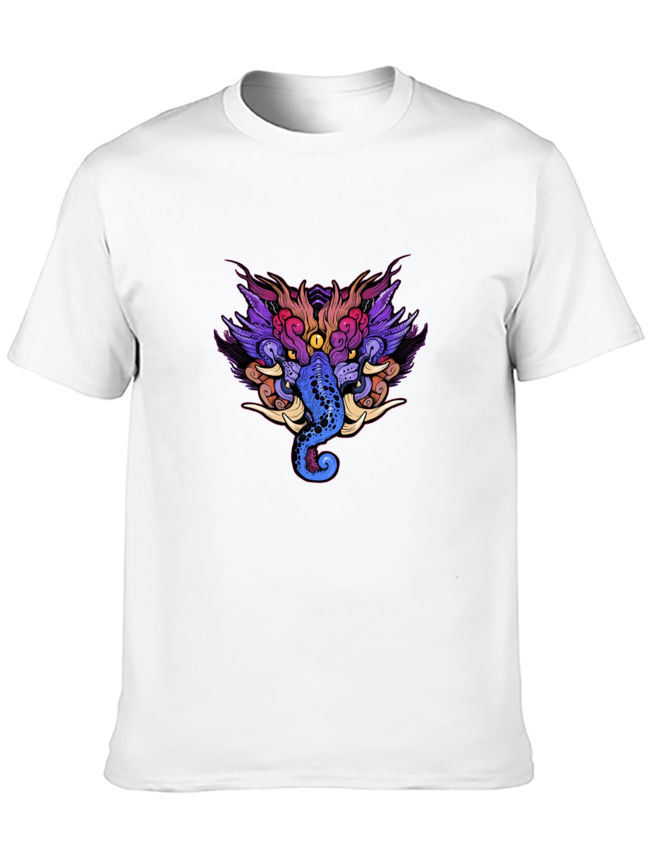 Mystic Creature Graphic Black Tee