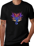 Mystic Creature Graphic Black Tee