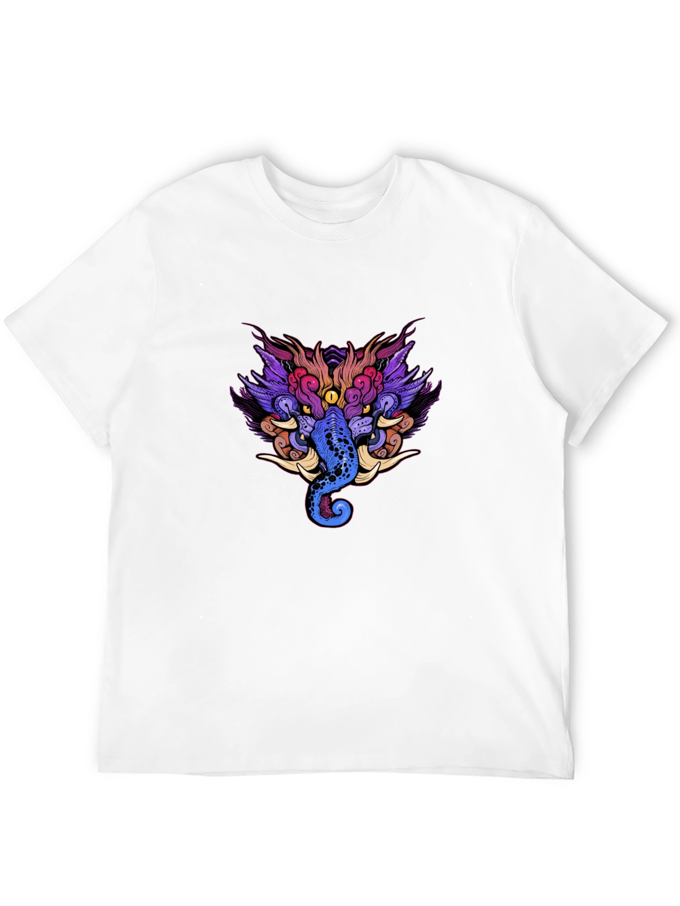 Mystic Creature Graphic Black Tee