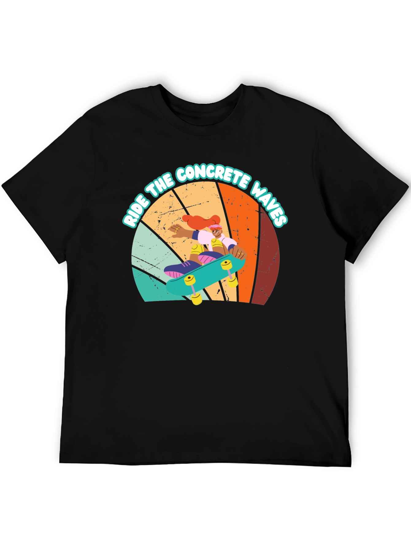 Ride Concrete Waves Black Graphic Tee
