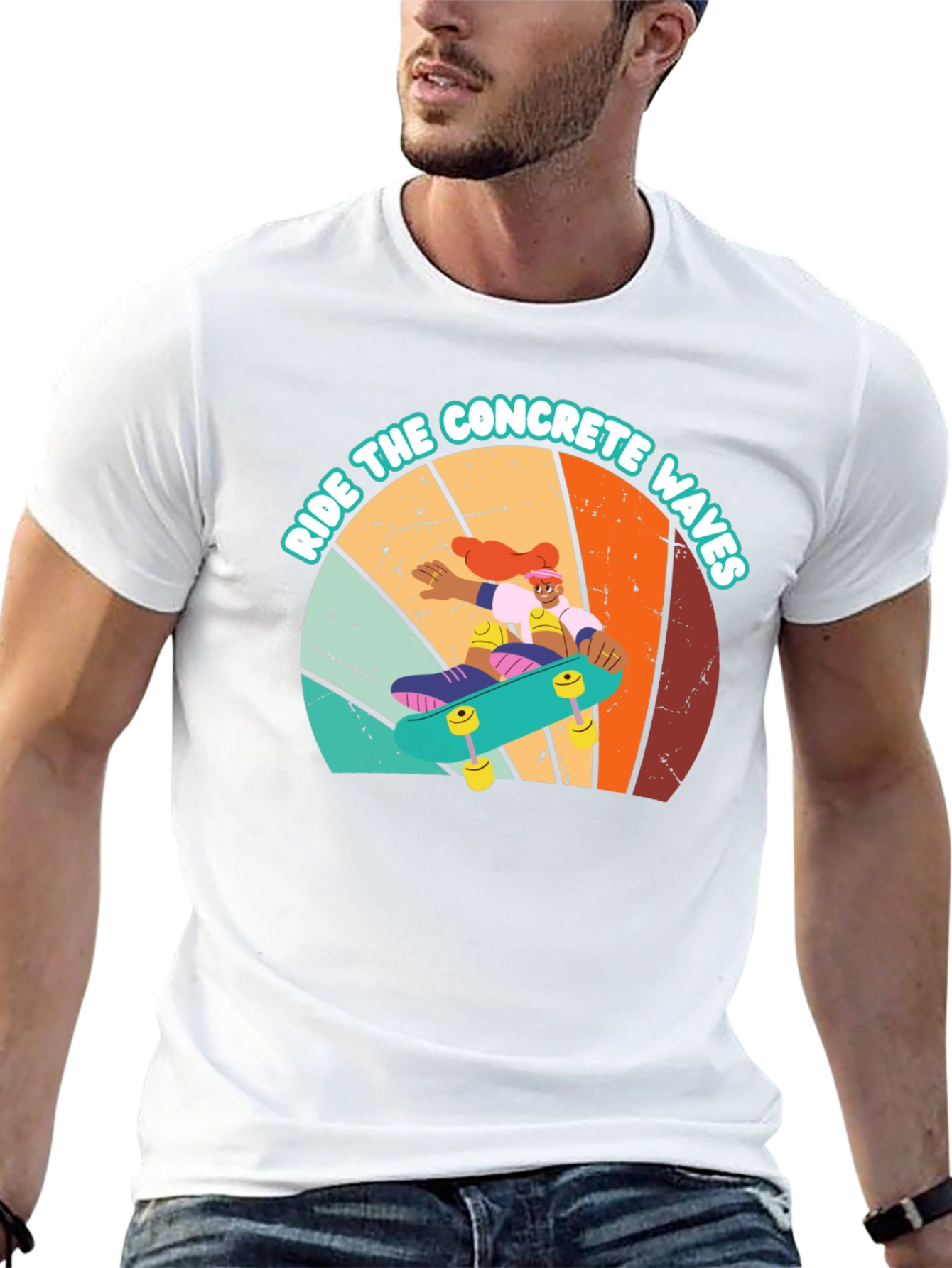 Ride Concrete Waves Black Graphic Tee