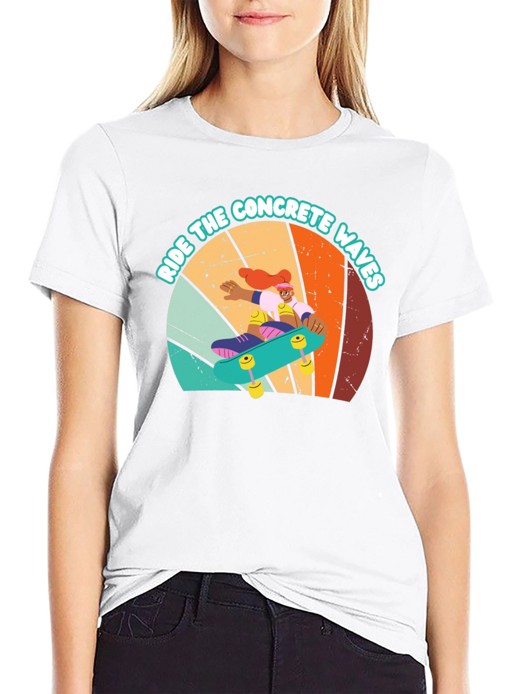 Ride Concrete Waves Black Graphic Tee