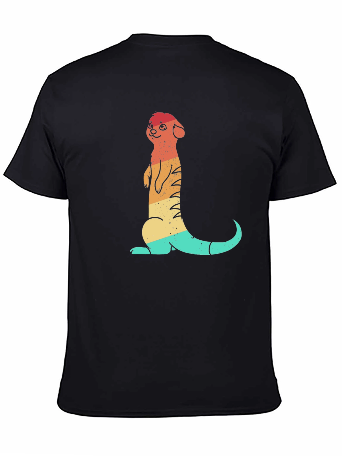 Retro Meerkat Graphic Tee - Vintage Style Unisex T-Shirt