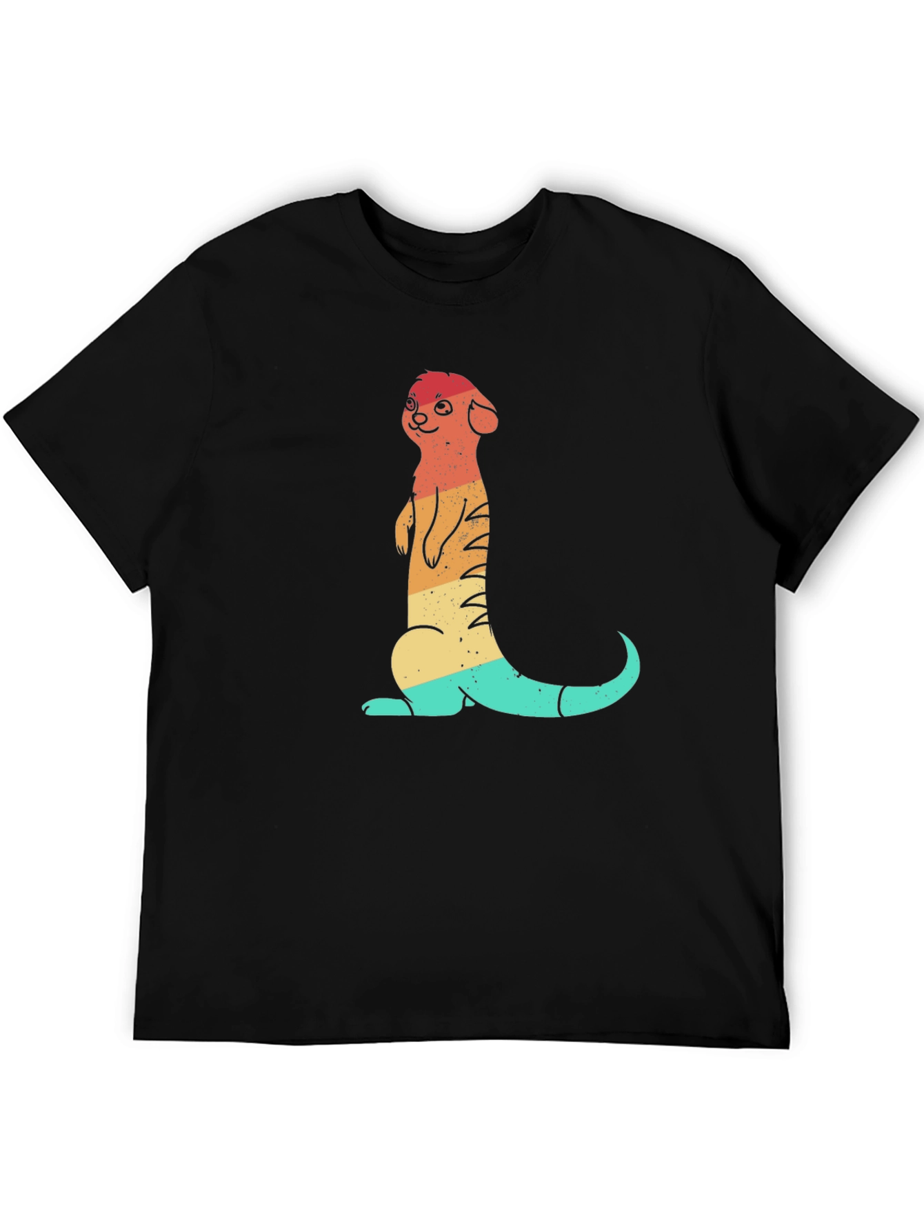 Retro Meerkat Graphic Tee - Vintage Style Unisex T-Shirt